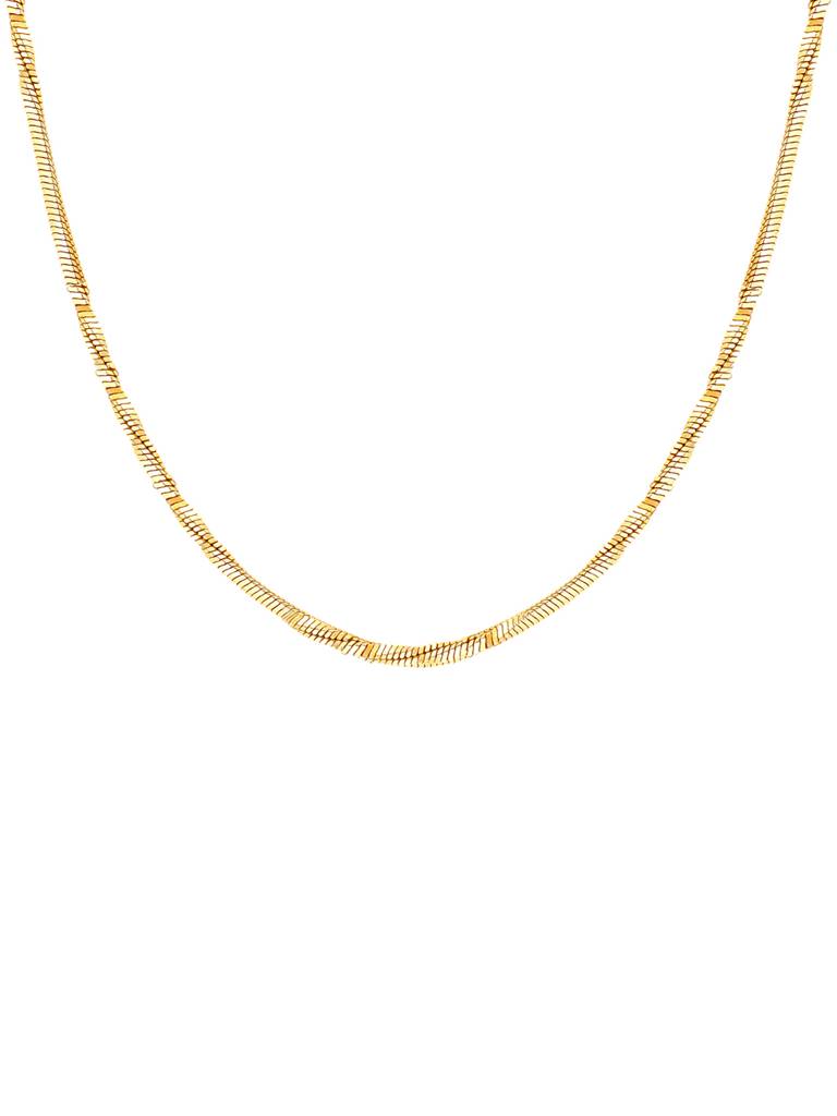 Giva 925 Sterling Silver Golden Mesmerizing Sparkle Chain