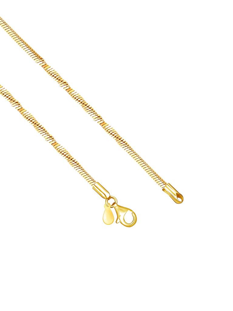 Giva 925 Sterling Silver Golden Mesmerizing Sparkle Chain
