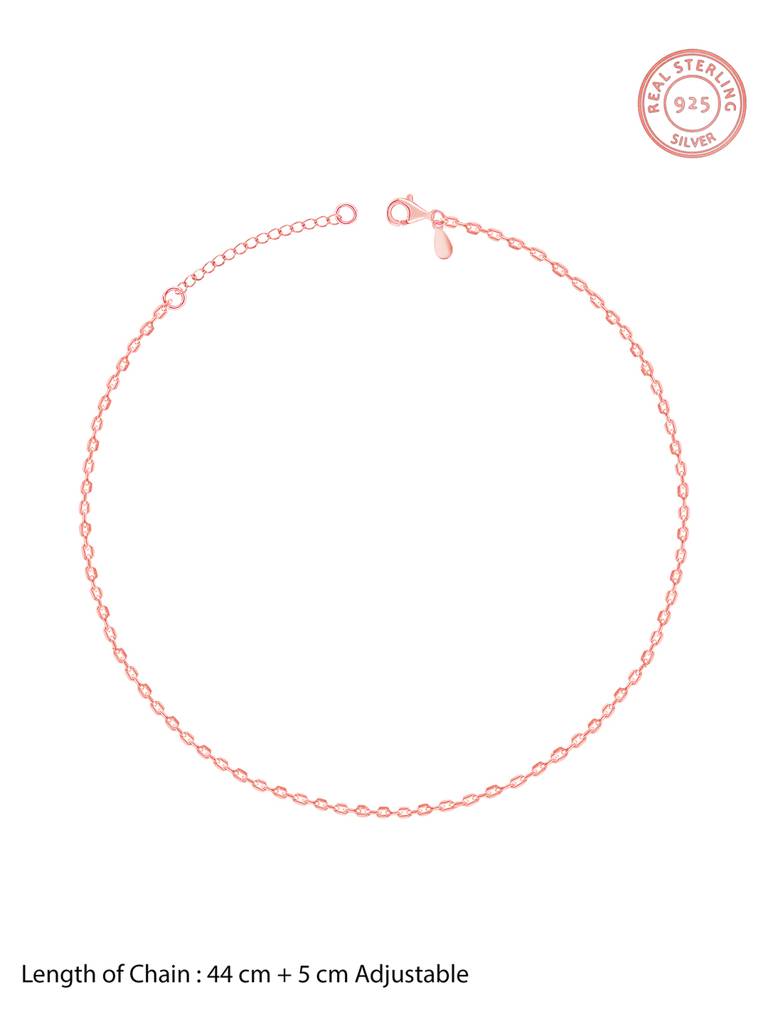 Silver Rose Gold Unify Link Chain For Her : CH0144