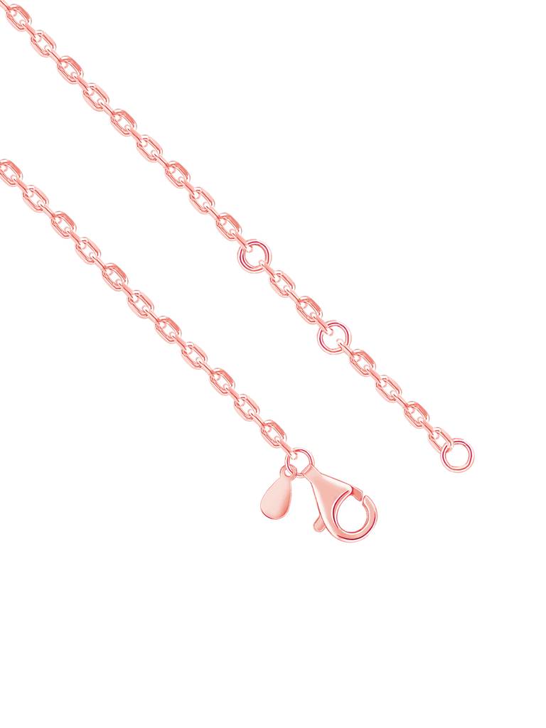 Silver Rose Gold Beckon Chain For Him : CH0147