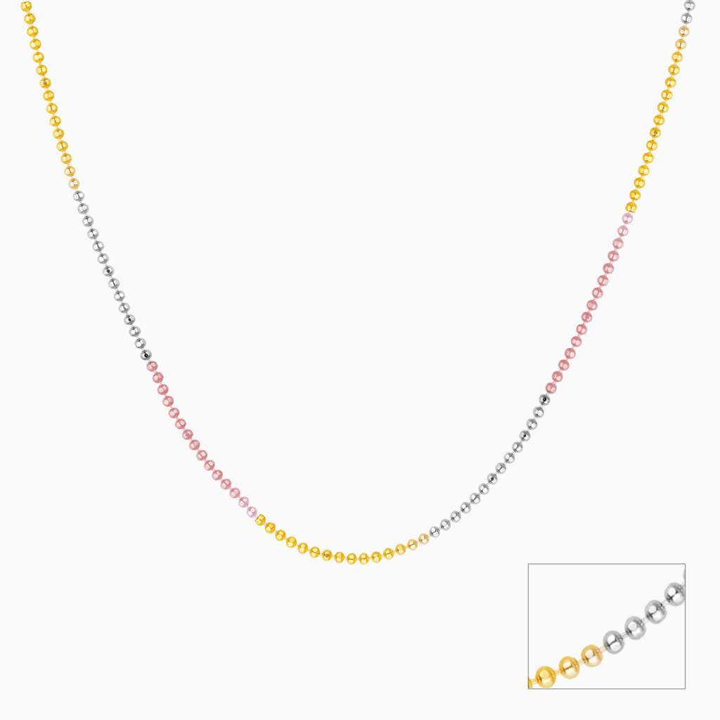 Giva 925 Silver, Golden And Rose Gold Imperial Chain | Gifts For Women And Girls | With Ce : CH0155