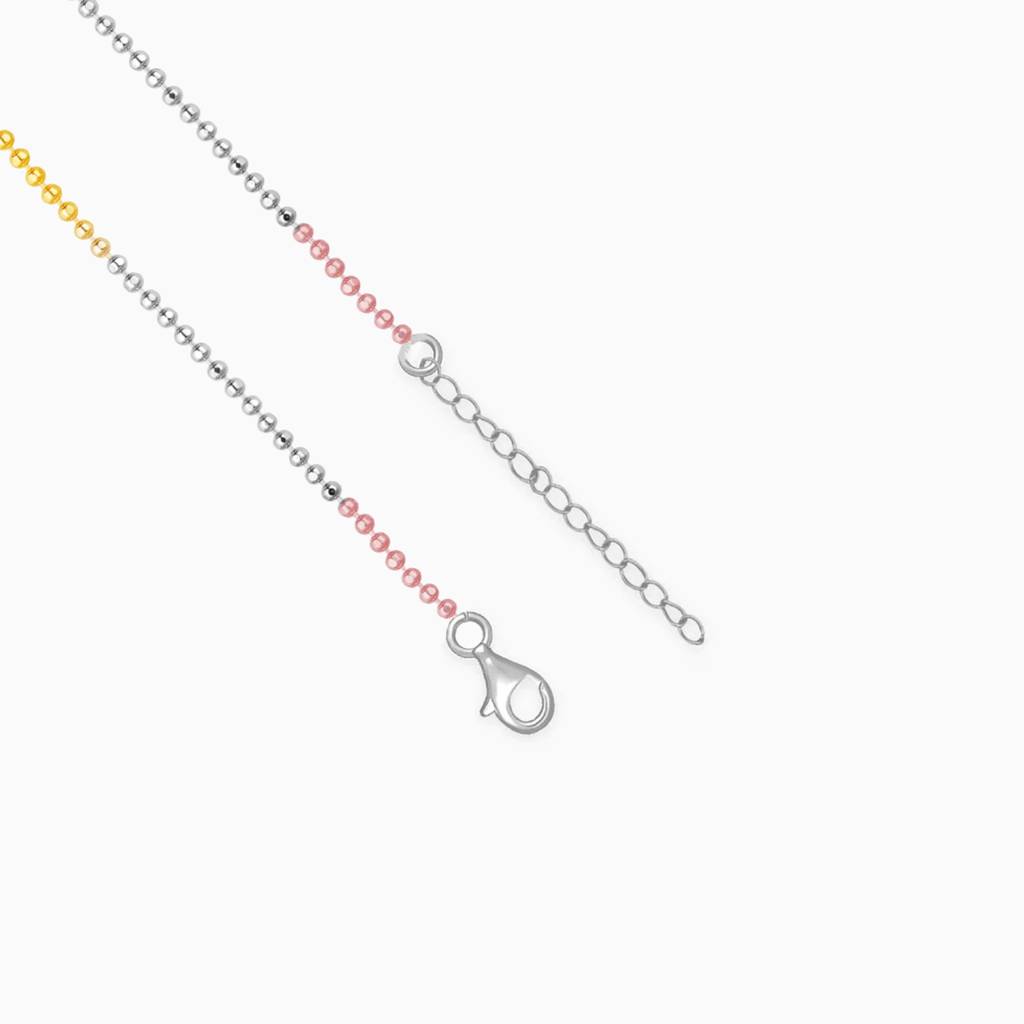 Giva 925 Silver, Golden And Rose Gold Imperial Chain | Gifts For Women And Girls | With Ce : CH0155