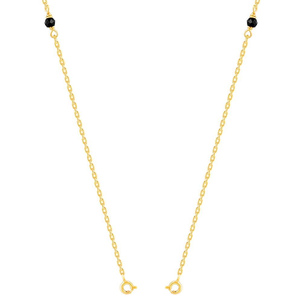 Giva 925 Silver Golden Classic Beaded Mangalsutra Chain : CH0156
