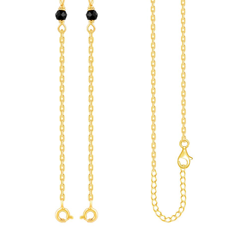 Giva 925 Silver Golden Classic Beaded Mangalsutra Chain : CH0156