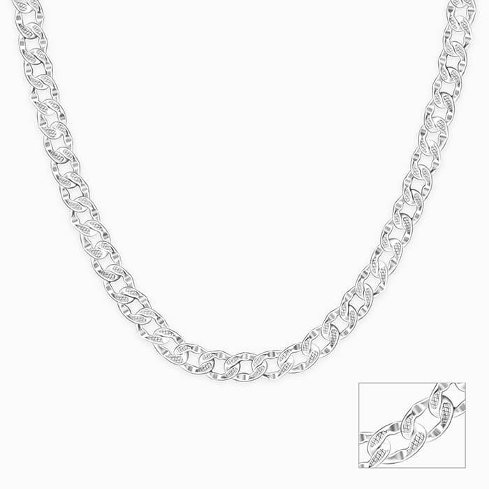 Giva 925 Silver Bravura Chain For Him| Gifts For Mens And Boys| With Certificate Of Authenticity And : CH0170