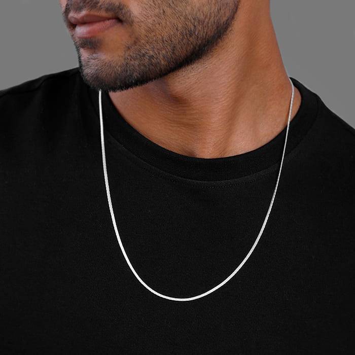 Giva 925 Silver Valour Chain For Him| Gifts For Mens And Boys| With Certificate Of Authent : CH0173
