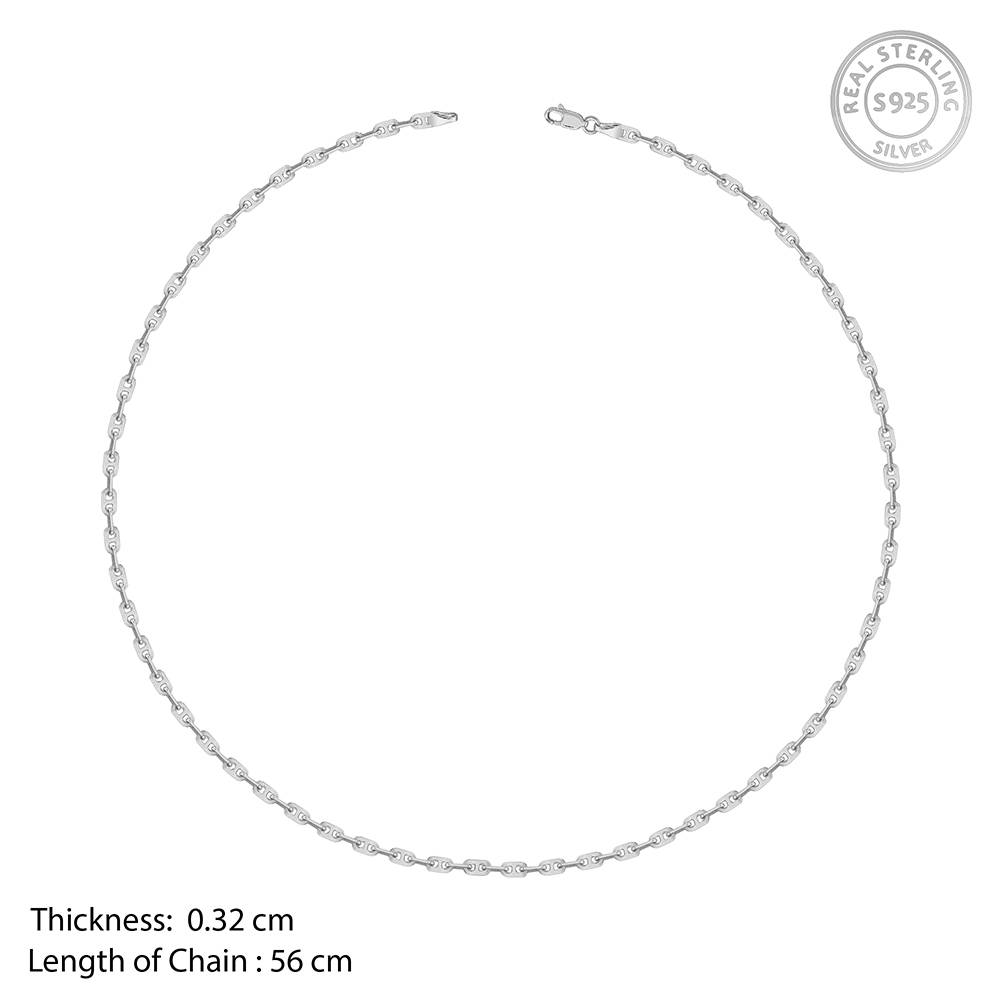 Giva 925 Silver Mariner Chain For Him : CH0184