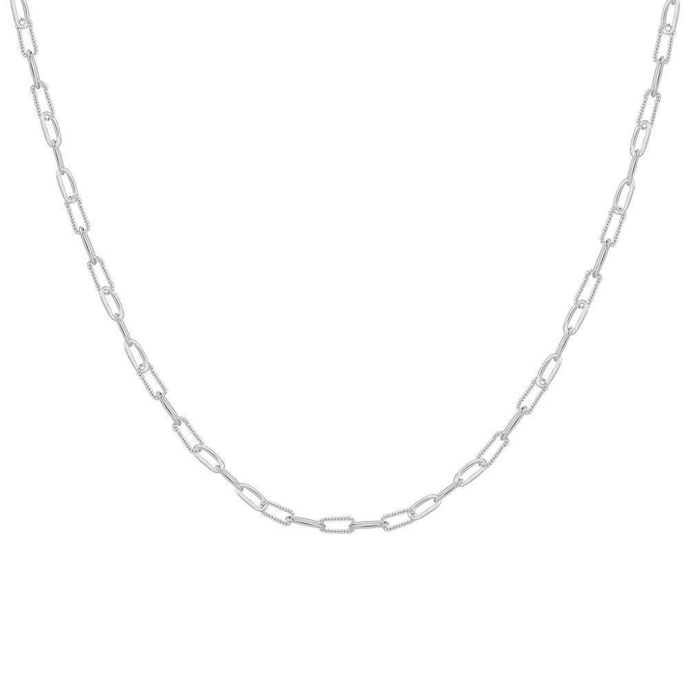 925 Silver Paperclip Chain For Him : CH0185