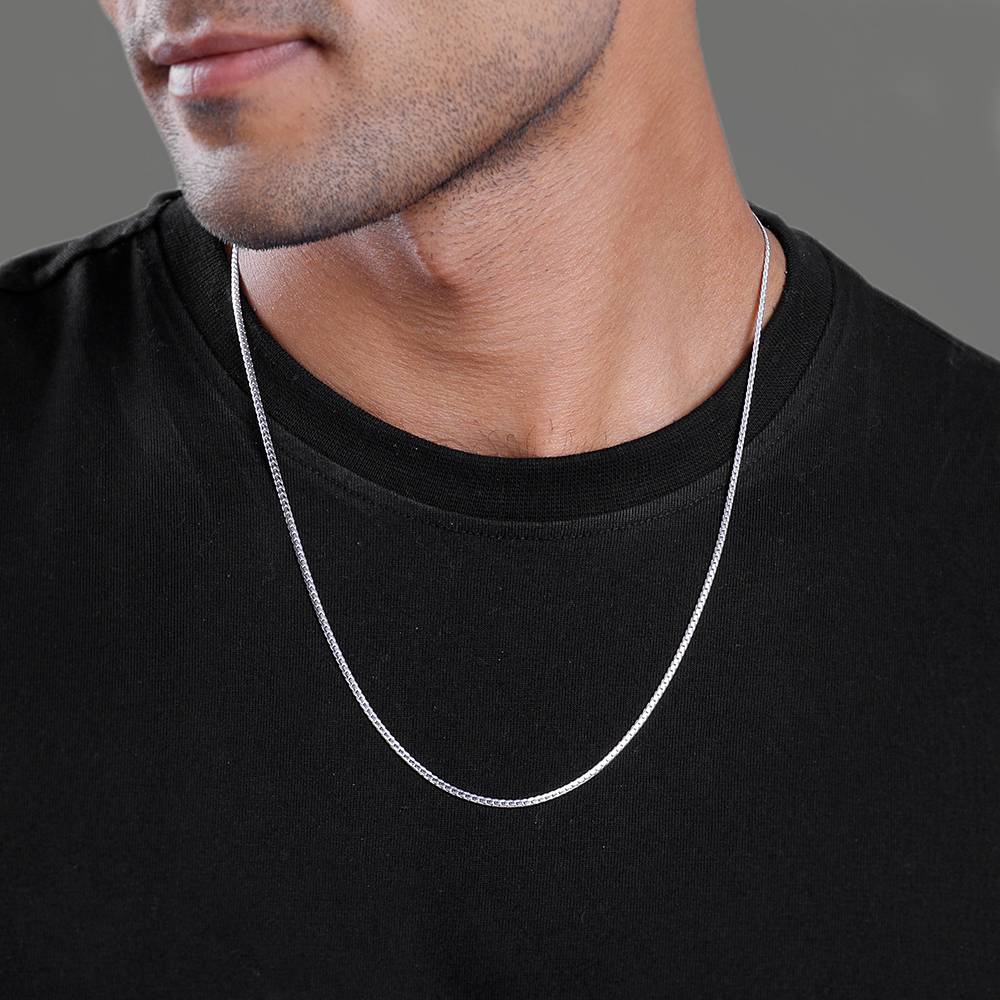 925 Silver Box Chain For Him : CH0186