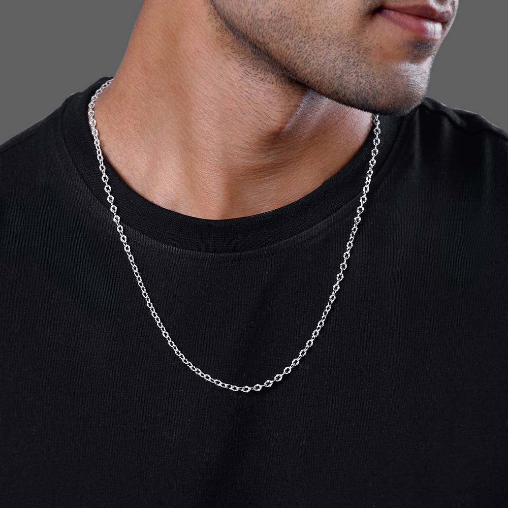 925 Silver Belcher Chain For Him : CH0191