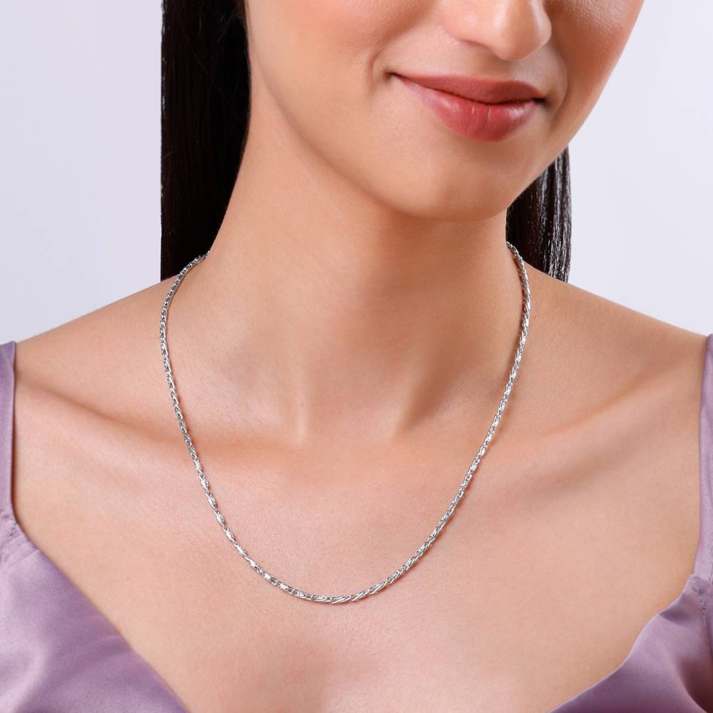 Silver Snail Chain : CH0193