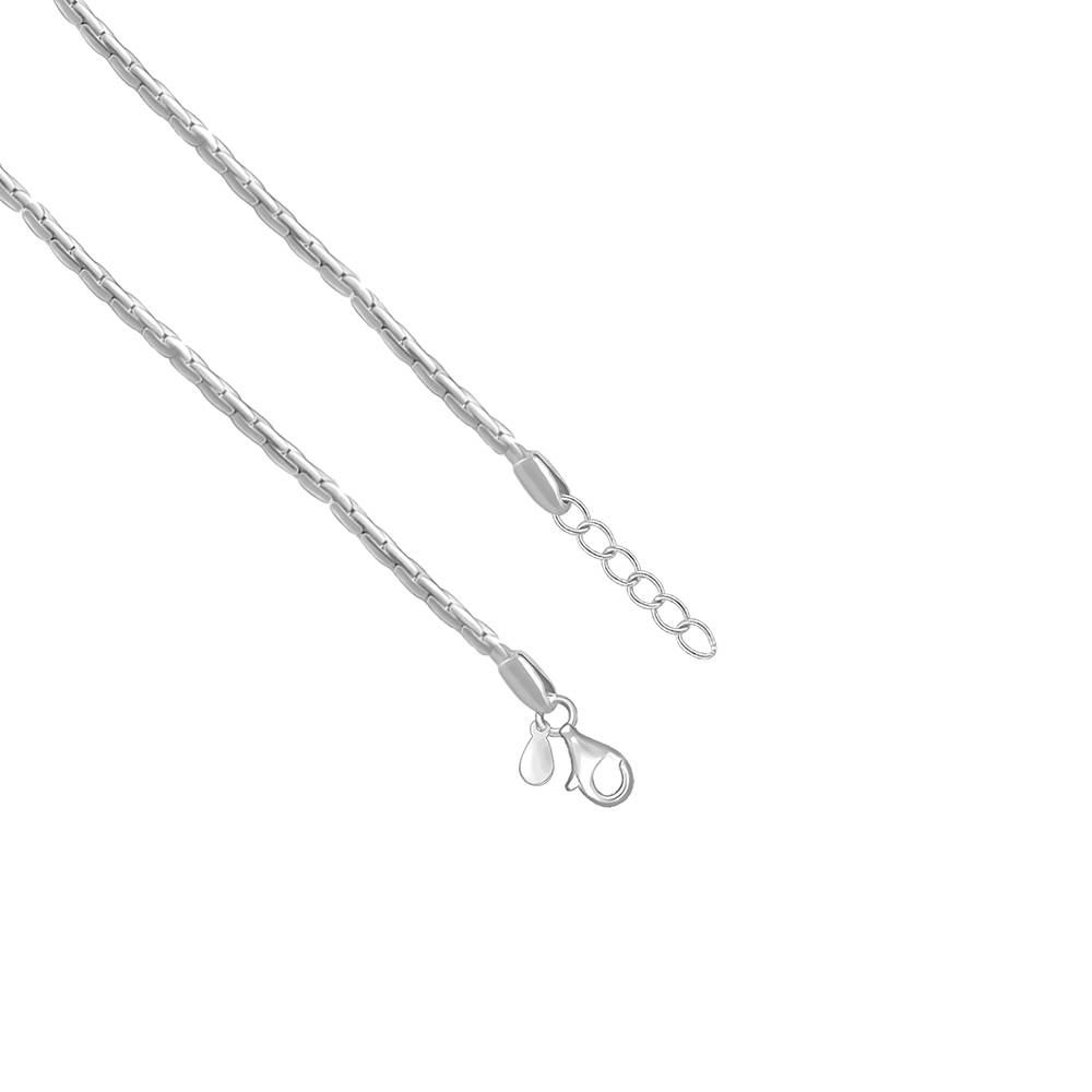 Silver Long And Short Chain : CH0196