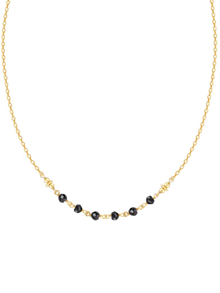 GIVA 925 Sterling Silver Golden Timeless Mangalsutra Chain