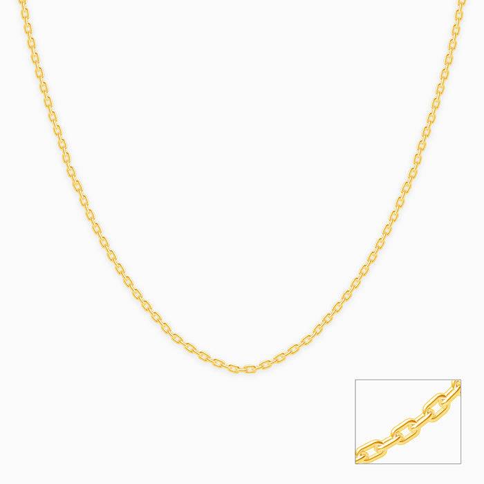 Giva 925 Silver Golden Regal Weave Chain | Gifts For Women And Girls | With Certificate Of Authenticity And 925 Stamp  : CH061