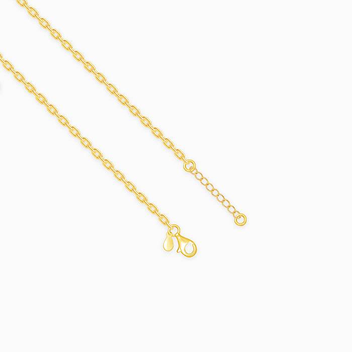 Giva 925 Silver Golden Regal Weave Chain | Gifts For Women And Girls | With Certificate Of Authenticity And 925 Stamp  : CH061