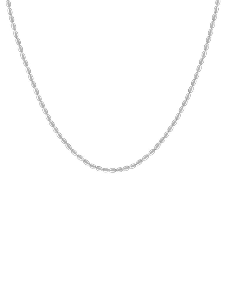 GIVA 925 Sterling Silver Silver Beads Chain