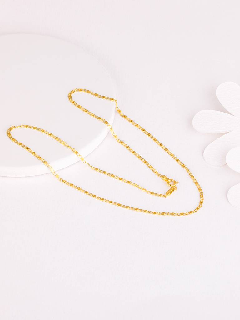 GIVA 925 Sterling Silver Golden Glam Link Chain