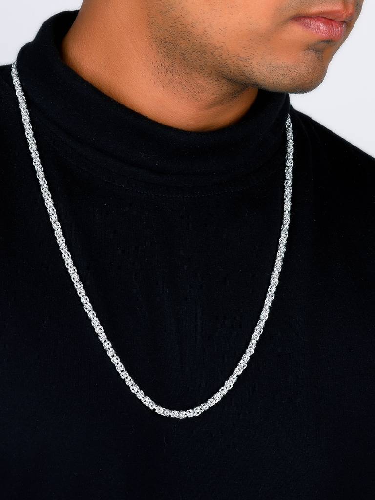 GIVA 925 Sterling Silver Sleek Stellar Chain for Him