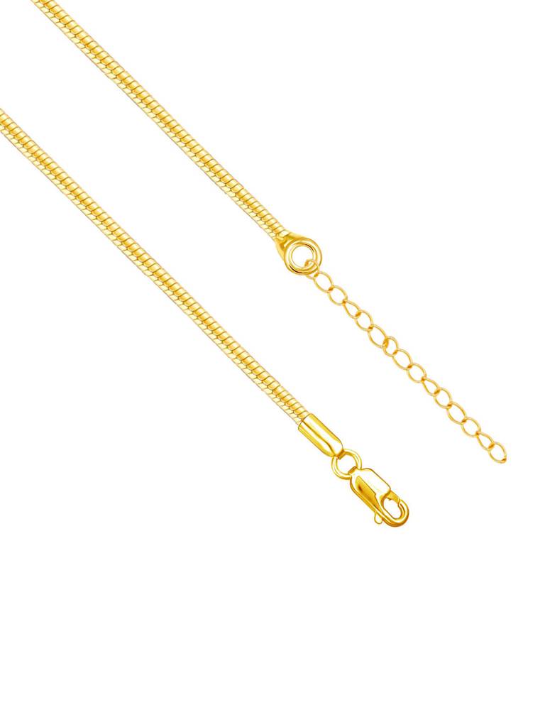 Giva 925 Sterling Silver Golden Sparkling Delight Chain