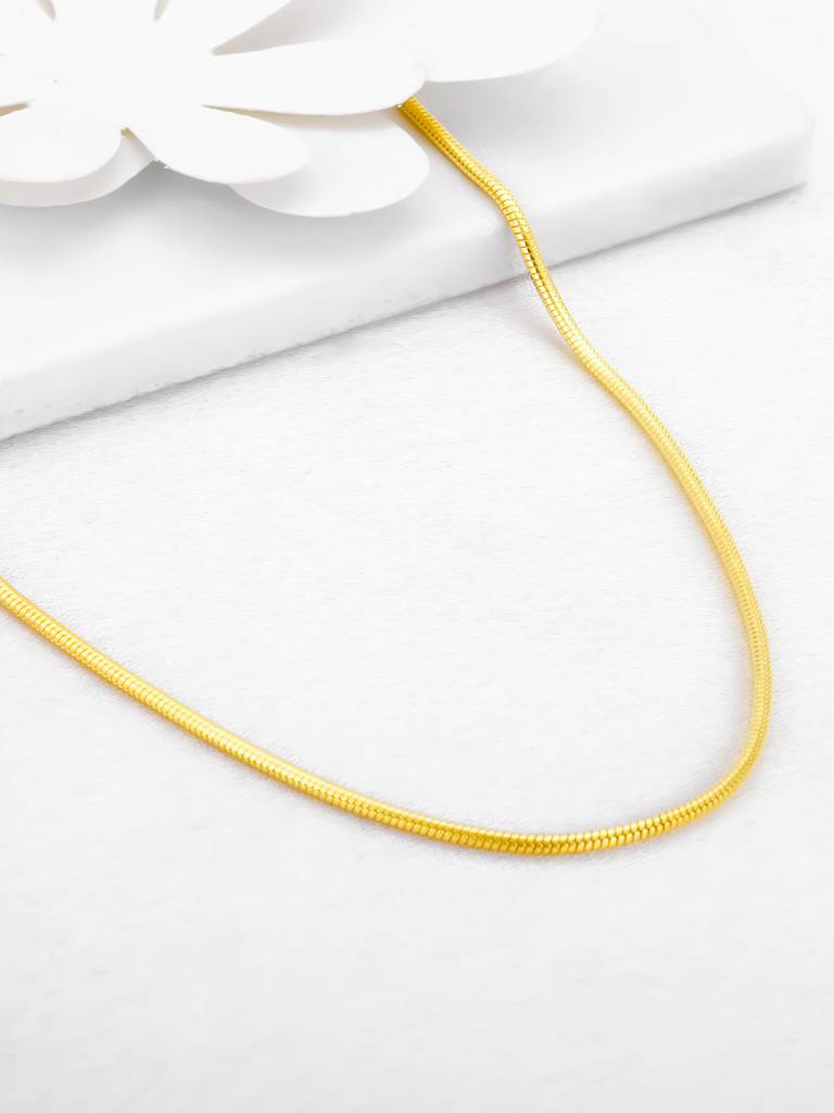 Giva 925 Sterling Silver Golden Sparkling Delight Chain