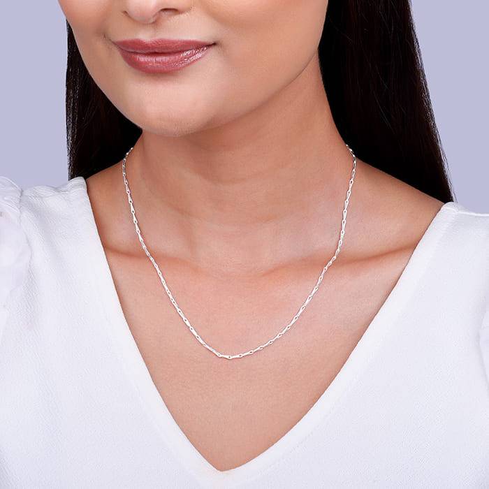 Giva 925 Silver Ridges Of Shine Chain : CH086