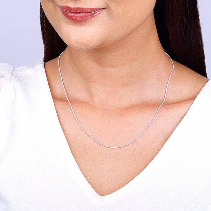 Giva 925 Sterling Silver Round Chain| Gifts For Women And Girls | With Certificate Of Auth : CH096