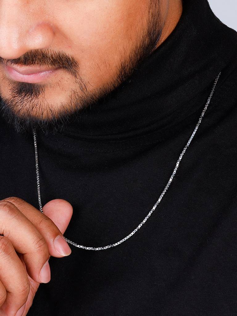 Giva 925 Sterling Silver Stunning Box Chain