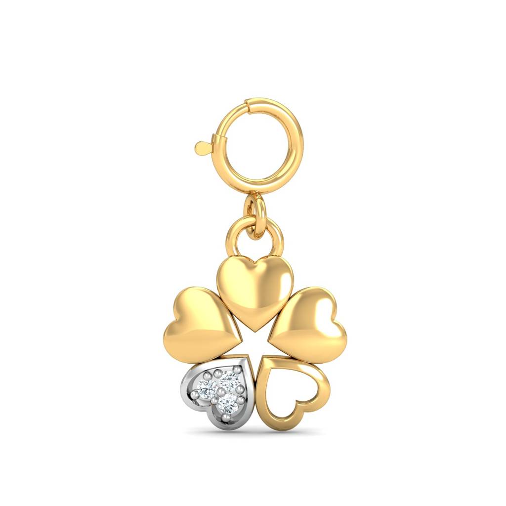 KuberBox 18K Yellow Gold Sweetheart Charm