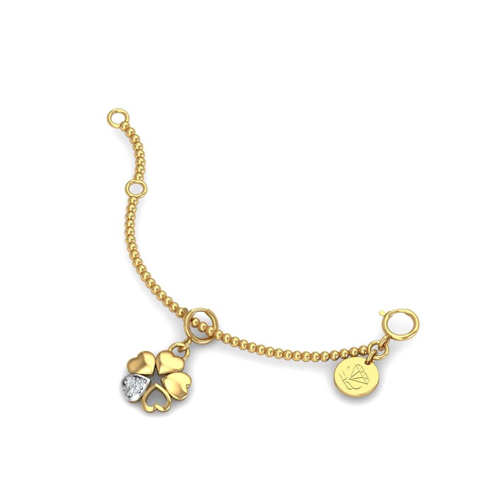 KuberBox 18K Yellow Gold Sweetheart Charm