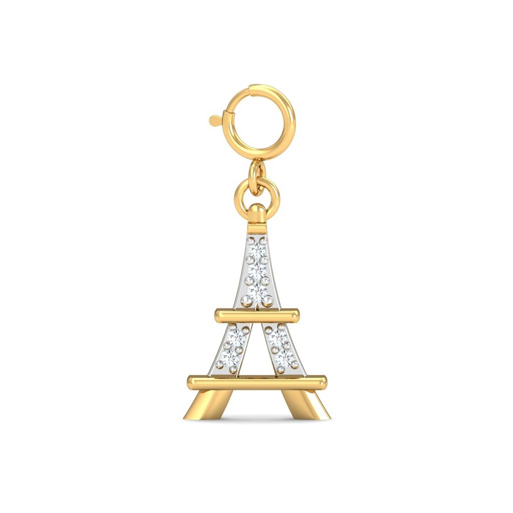 KuberBox 18K Yellow Gold Emily in Paris Charm