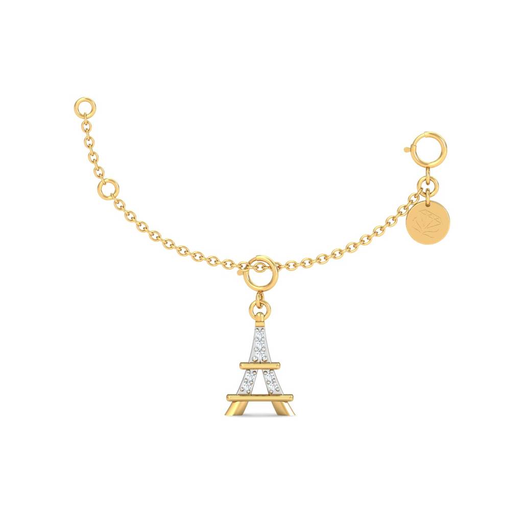 KuberBox 18K Yellow Gold Emily in Paris Charm