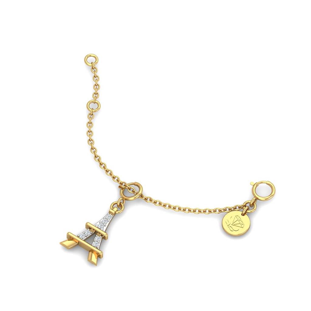 KuberBox 18K Yellow Gold Emily in Paris Charm