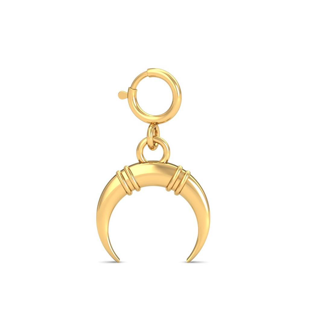 KuberBox 18K Yellow Gold Horseshoe Charm