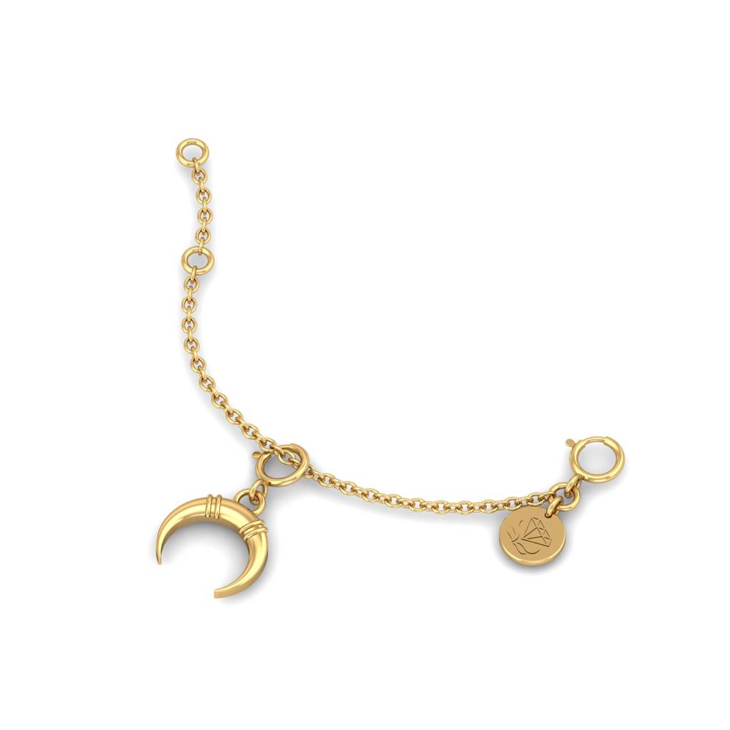 KuberBox 18K Yellow Gold Horseshoe Charm