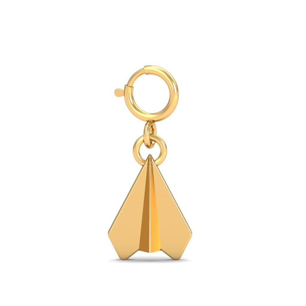 KuberBox 18K Yellow Gold Wanderlust Charm