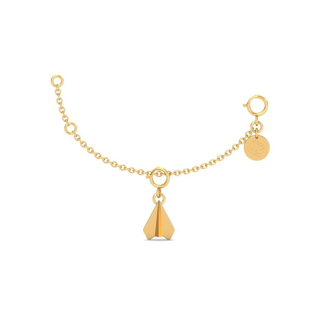 KuberBox 18K Yellow Gold Wanderlust Charm