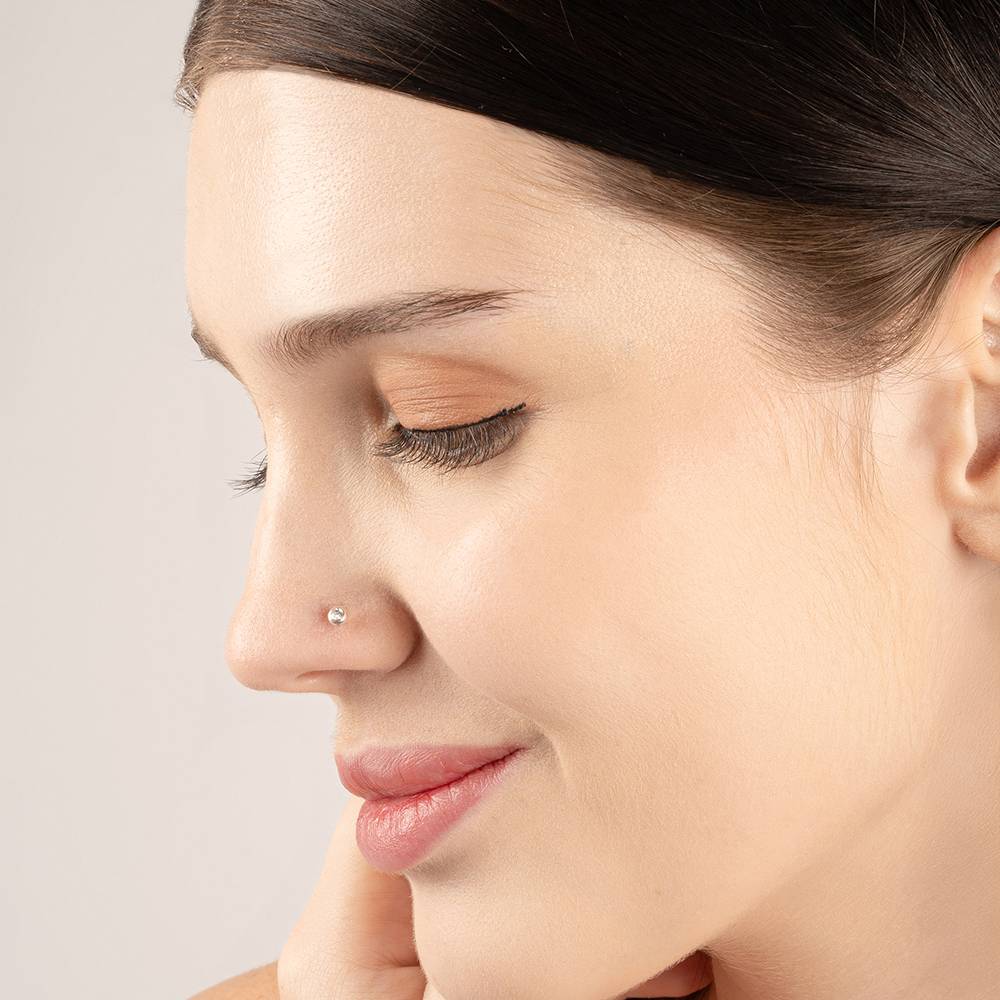 Dome Glow Nose Pin : CLNP1275
