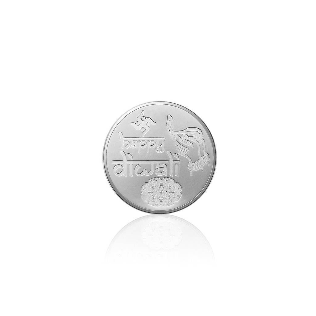 999 Silver Coin - Happy Diwali (5G) : CO0012