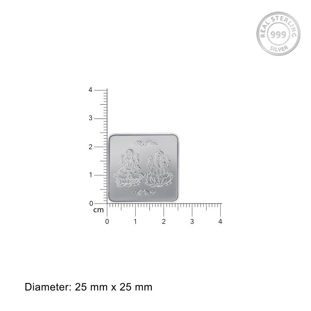 Giva 999 Silver Coin (Square) - 5G : CO0013
