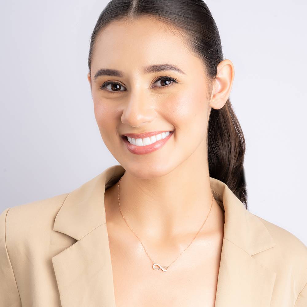 Infinity Love Chain Locket Necklace : CONC813