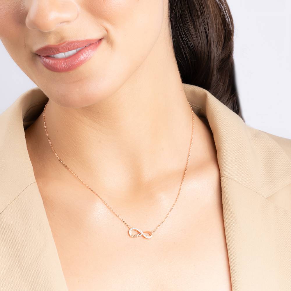 Infinity Love Chain Locket Necklace : CONC813