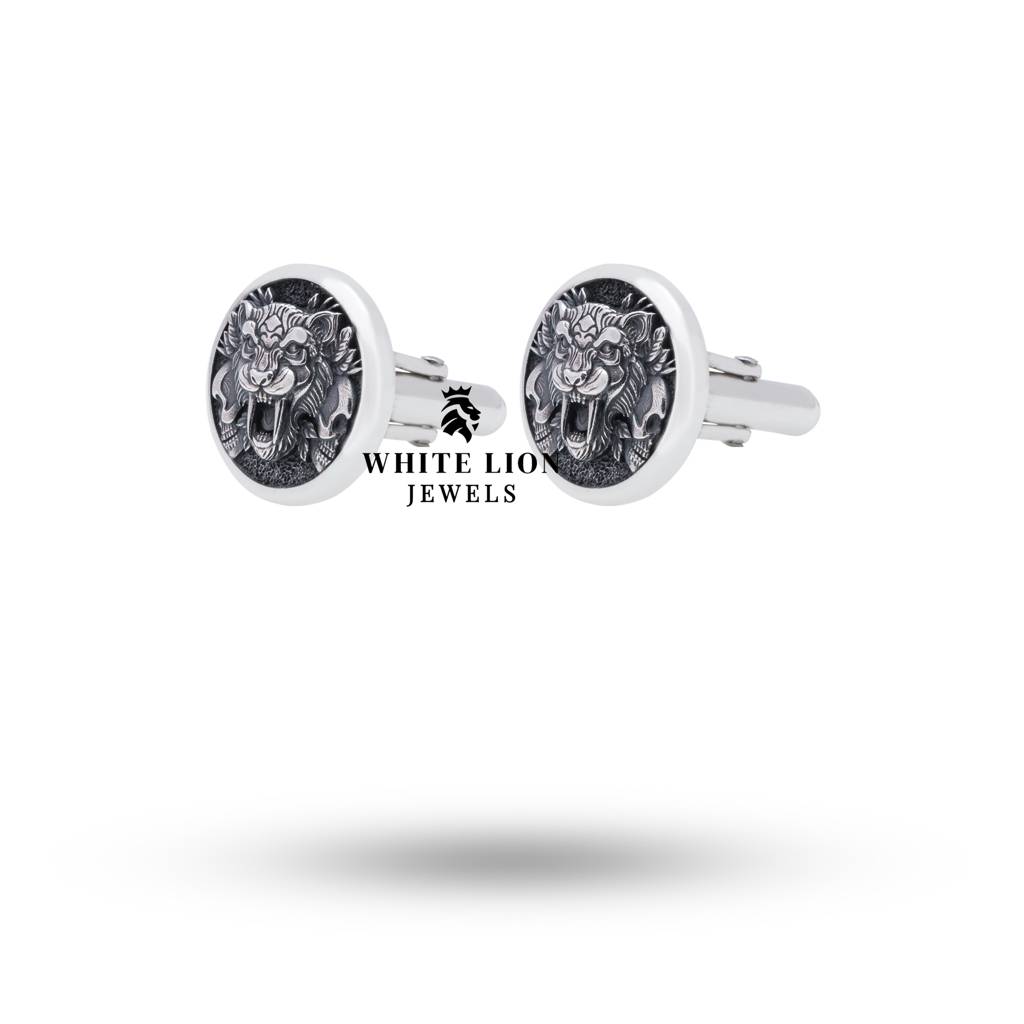 Saber Tooth Tiger Cufflinks : CPO3006