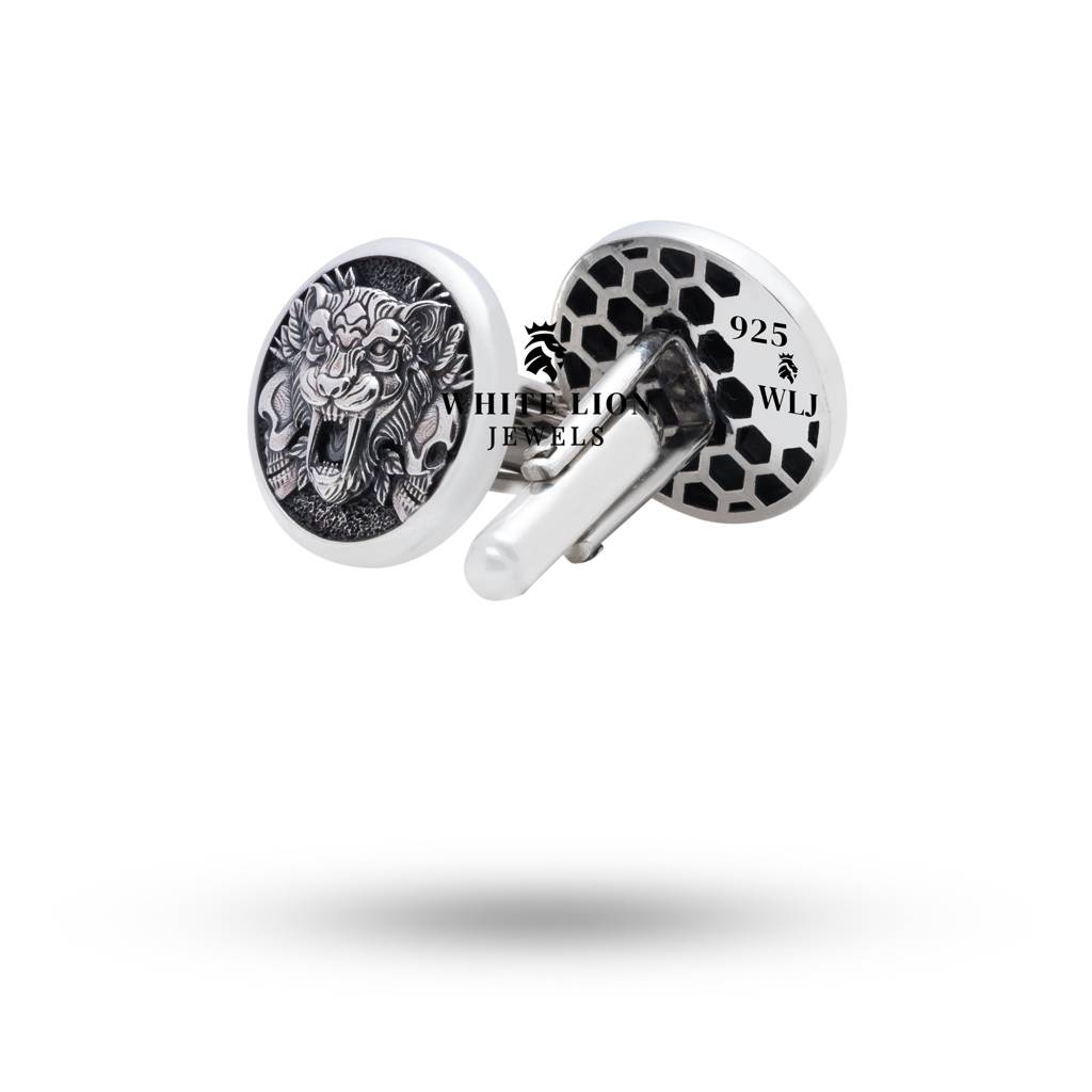 Saber Tooth Tiger Cufflinks : CPO3006