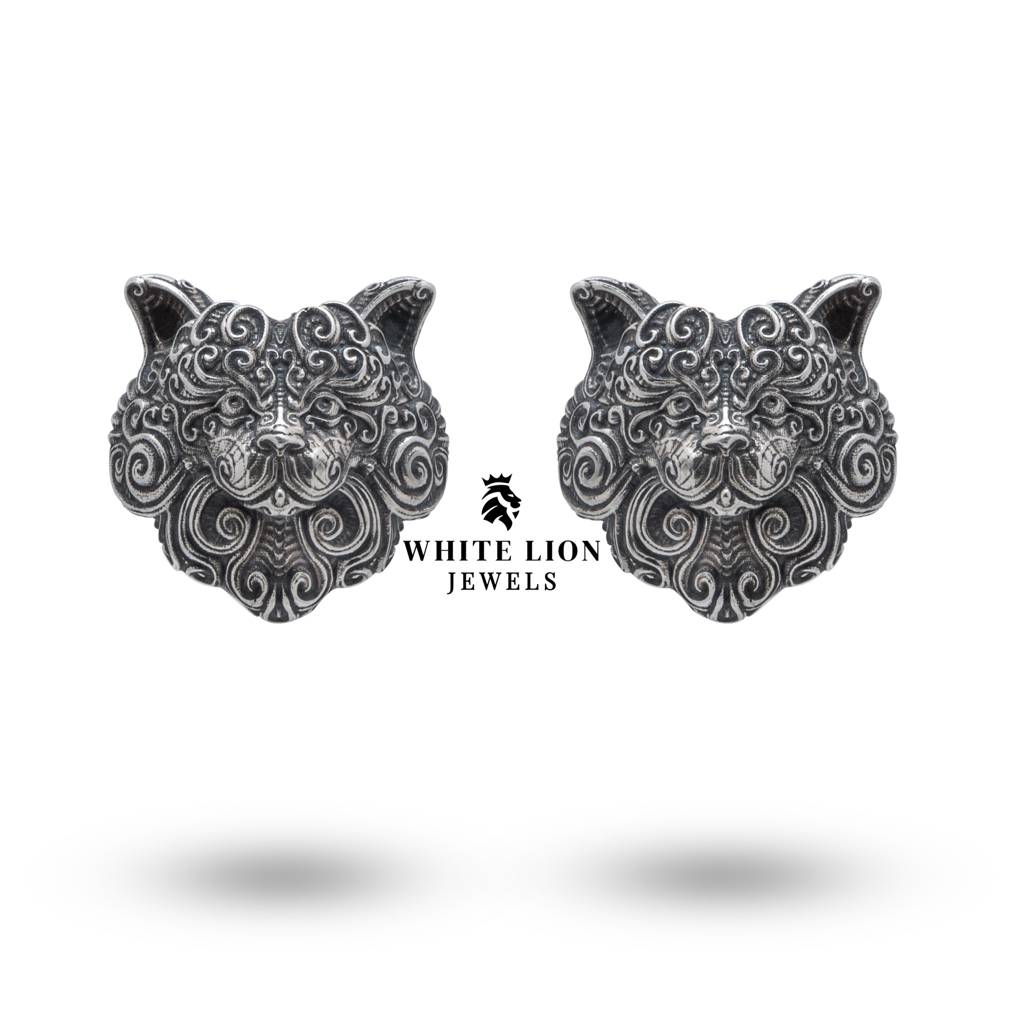 Cat Cufflinks : CPO3009