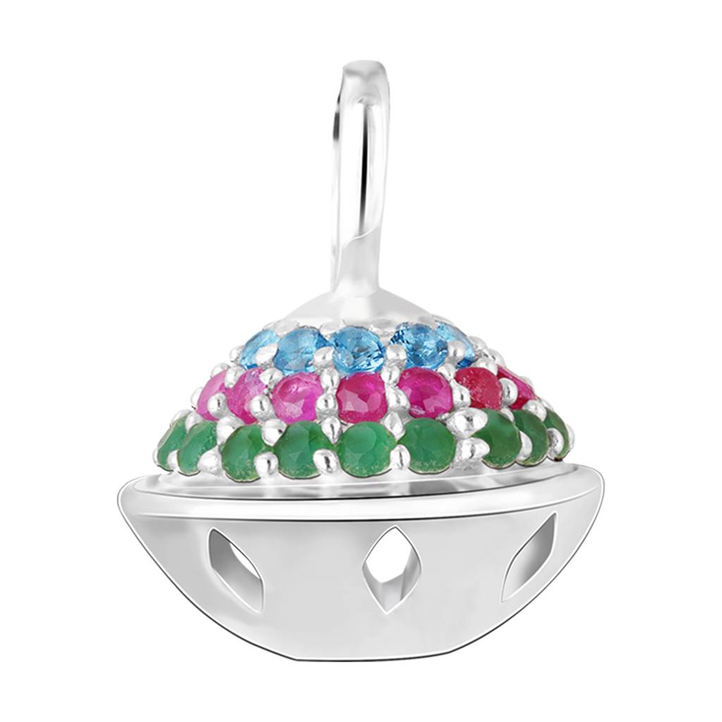 Giva 925 Silver Cheerful Colours Charm - Without Chain, Fits In Bracelet,Necklace : CR012