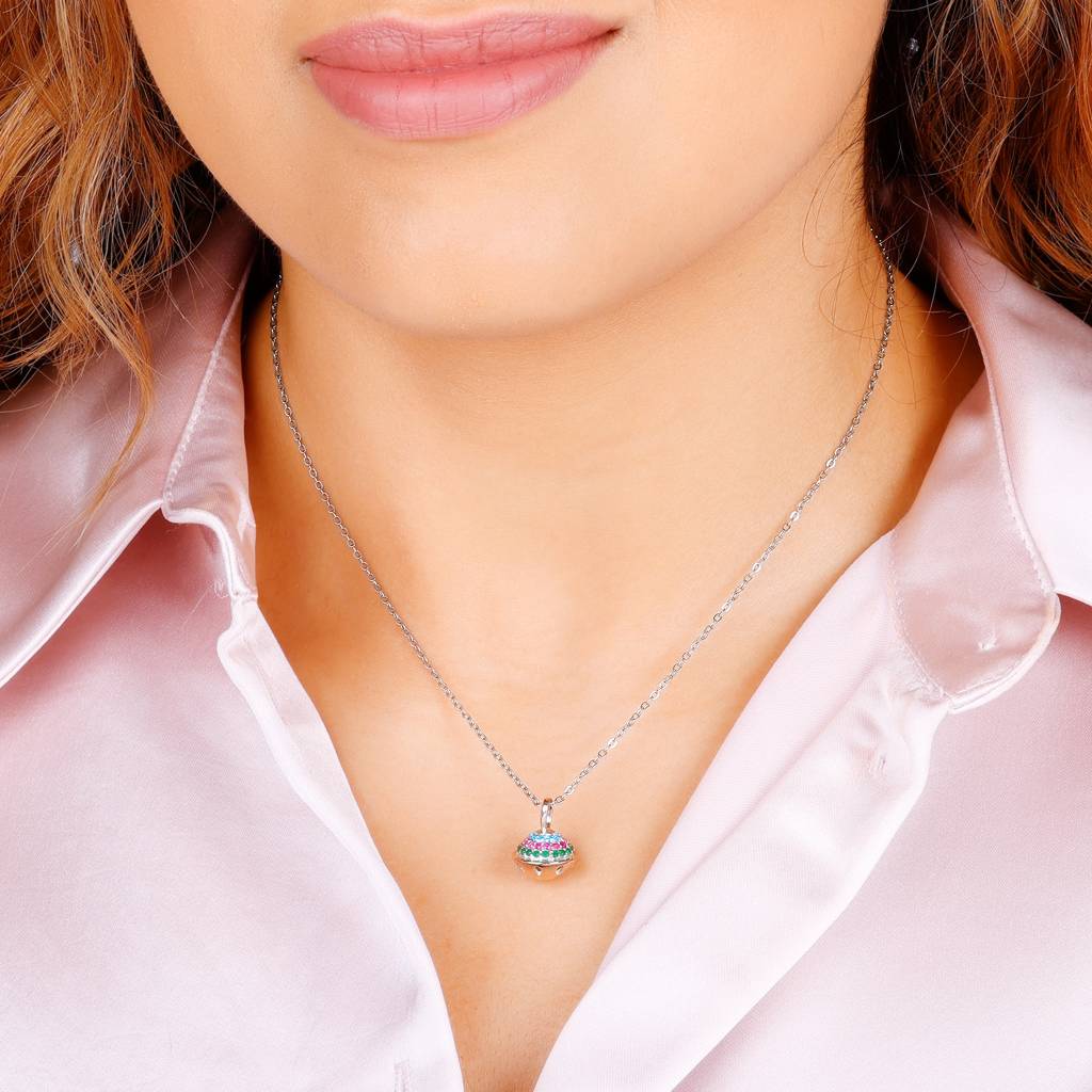 Giva 925 Silver Cheerful Colours Charm - Without Chain, Fits In Bracelet,Necklace : CR012