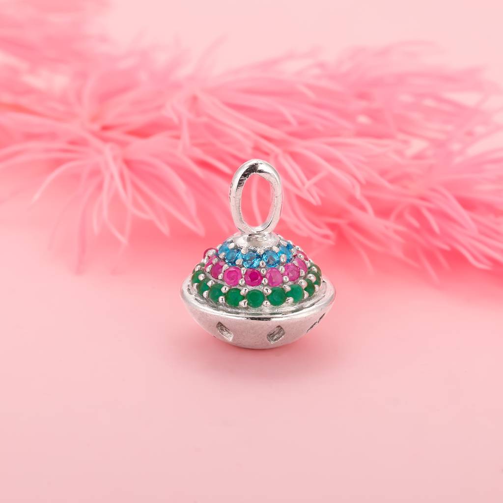 Giva 925 Silver Cheerful Colours Charm - Without Chain, Fits In Bracelet,Necklace : CR012