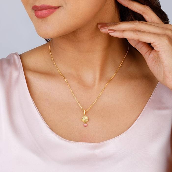 Giva 925 Sterling Silver Golden I Carry It In My Red Heart Charm - Without Chain, Fits In  : CR025