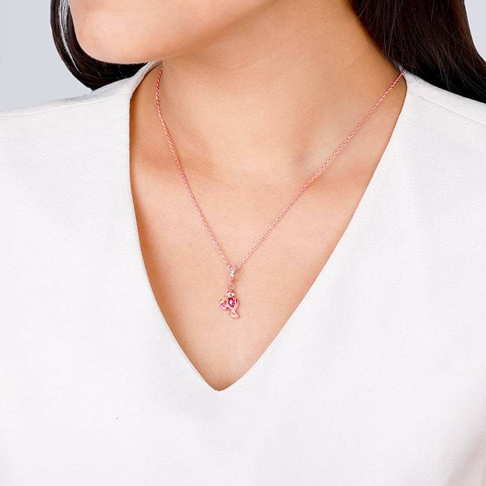 Giva 925 Sterling Silver Rose Gold Playful Parrot Charm- Without Chain, Fits In Bracelet,  : CR030