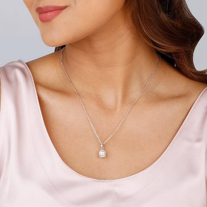 Giva 925 Sterling Silver My Pearl Basket Charm - Without Chain, Fits In Bracelet, Pendant  : CR034